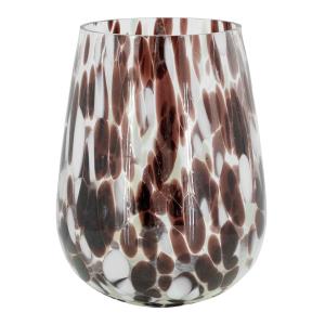 Photo DBO4890V : Glass candle holder