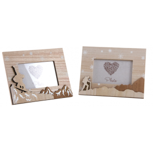 Photo DCA2510 : Wood photo frame mountain decor