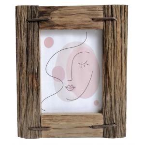 Photo DCA2643V : Recycled wood and glass photo frames Line Art