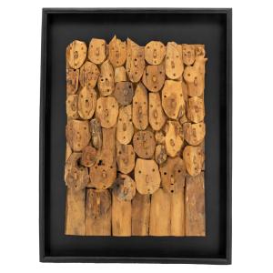 Photo DCA2810 : Wall decor in teak wood