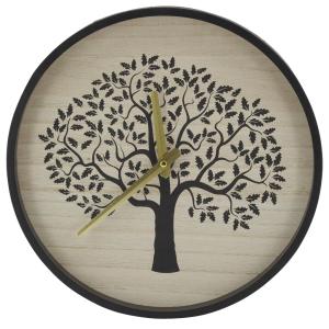 Photo DHL1670 : Wooden clock - Tree design