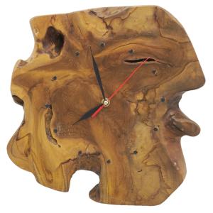 Photo DHL1680 : Teak wood clock