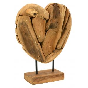 Photo DMA1622 : Recycled teak heart