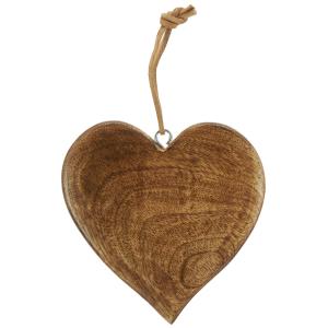 Photo DMO2050 : Coeur à suspendre en manguier