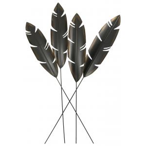 Photo DMU2130 : Metal wall decor Leaves 