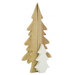 Photo DNO1670 : Wood and ceramic christmas tree decor