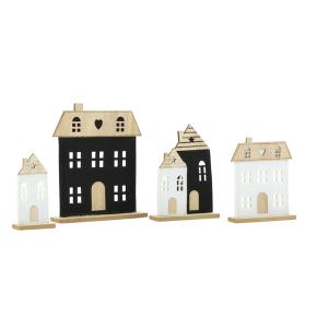 Photo DNO183S : Felt houses on MDF base