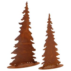 Photo DNO193S : Firtrees in metal