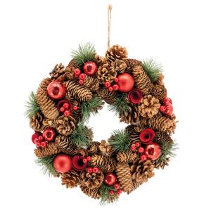Photo DNO1940 : Pinecone wreath