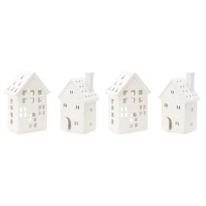 Photo DNO198S : Set of decorative ceramic houses