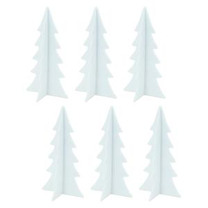 Photo DNO207S : Set of 6 felt Christmas trees