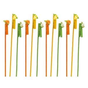 Photo DPI161S : Lot of 12 clip flower picks
