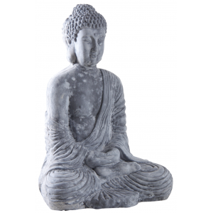 Photo DST1310 : Bouddha assis en fibre de ciment