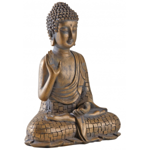 Photo DST1350 : Resin seated Buddha