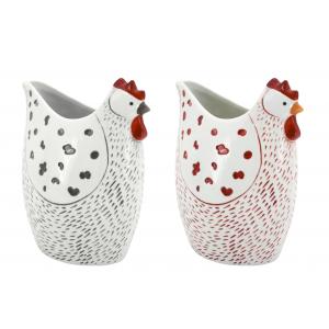 Photo DVA1752 : Ceramic vases Chicken