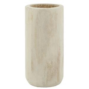 Photo DVA1790 : Paulownia wood vase