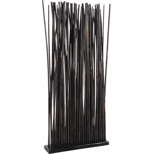 Photo DVI1600 : Black bamboo floor screen