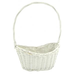 Photo FCO5520P : White lacquered willow basket