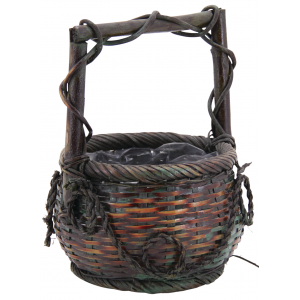 Photo FCP1700P : Bamboo basket with handle
