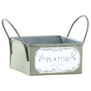 Photo GCO3890 : Lacquered metal basket Plaisir