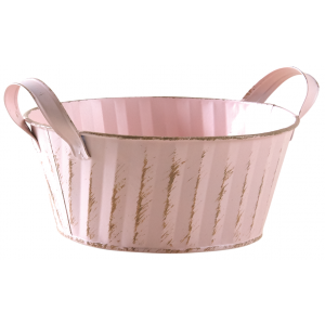 Photo GCO4001 : Lacquered metal floral basket