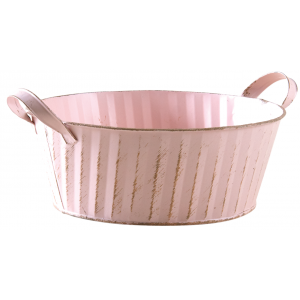 Photo GCO4002 : Lacquered pink metal basket