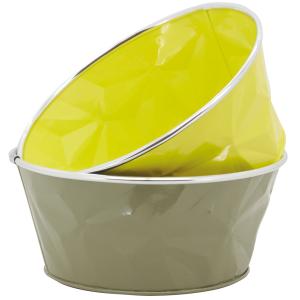 Photo GCO4672 : Lacquered metal round basket