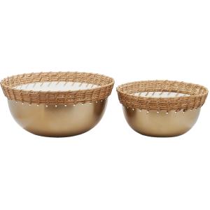 Photo GCO472S : Baskets in metal and rattan