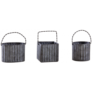 Photo GCP2140 : Galvanized metal pot covers