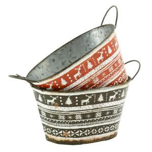 Photo GDA1050 : Metal and varnished paper basket