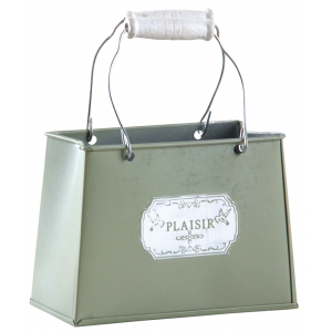 Photo GPA1410 : Panier métal - Plaisir -