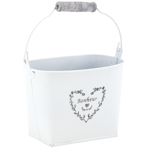 Photo GPA1450 : Lacquered metal basket Bonheur