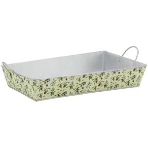 Photo GPL1050 : Metal tray with Olives design