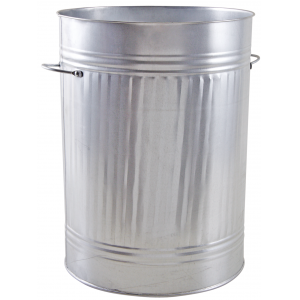 Photo GPO1100 : Heavy zinc trash cans