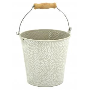 Photo GSE1560 : Lacquered embossed metal basket