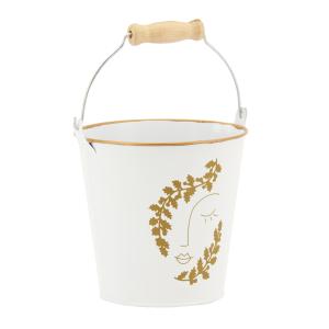 Photo GSE1602 : White metal floral containers