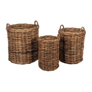 Photo JCP255S : Grey pulut rattan pot covers
