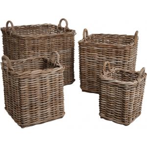 Photo JCP279S : Grey pulut rattan pot covers