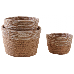 Photo JCP406S : Cache-pots en jute naturelle