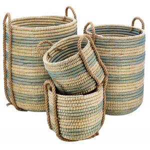 Photo JCP420S : Rush and rope pot covers