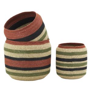 Photo JCP432S : Set of 3 seagrass baskets