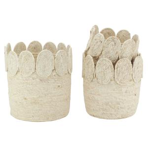 Photo JCP435S : Set of 3 corn husk baskets