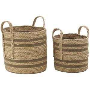 Photo JCP448S : Set of 2 seagrass baskets