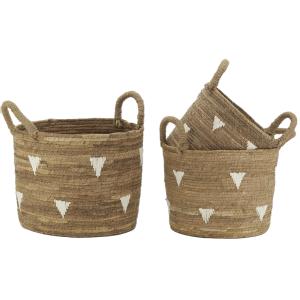 Photo JCP453S : Cache-pots en bananier et coton