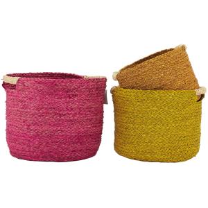 Photo JCP466S : Cache-pots en jonc
