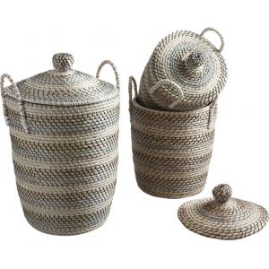 Photo KLI314S : Seagrass laundry baskets