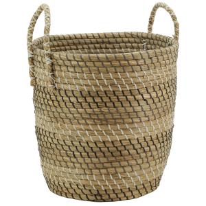 Photo KLI3151 : Panier à linge en jonc de mer