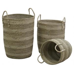 Photo KLI315S : Seagrass laundry baskets