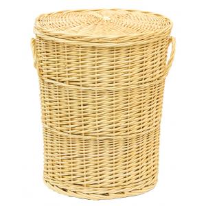 Photo KLI372S : White willow laundry baskets 