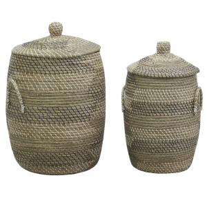 Photo KLI373S : Seagrass laundry baskets